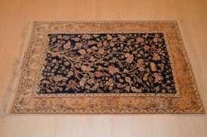Antique Isfahan Persian Rug 5ft x 3ft Tree Design (100 Years Old) - Gallery